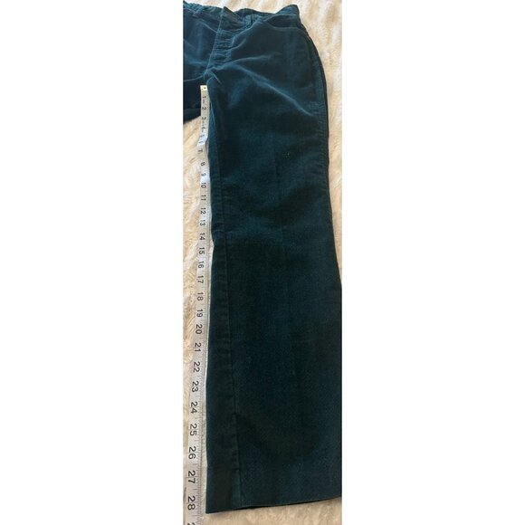 VINTAGE Funny Girl Brand High-Rise Green Velvet Pants Women's Size 9/10 (READ) - Picture 11 of 14